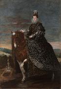 Queen Margarita on Horseback (df01) Diego Velazquez